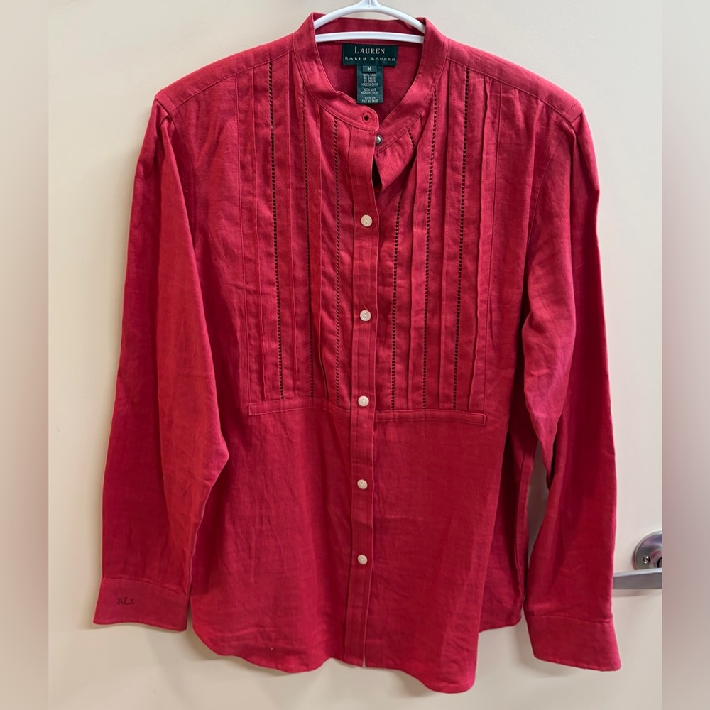 Ralph Lauren Red Women's Blouse